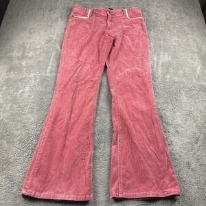 Duchesse Pants Jeans Junior Women's Size 11 Red Boot Cut Mid Rise